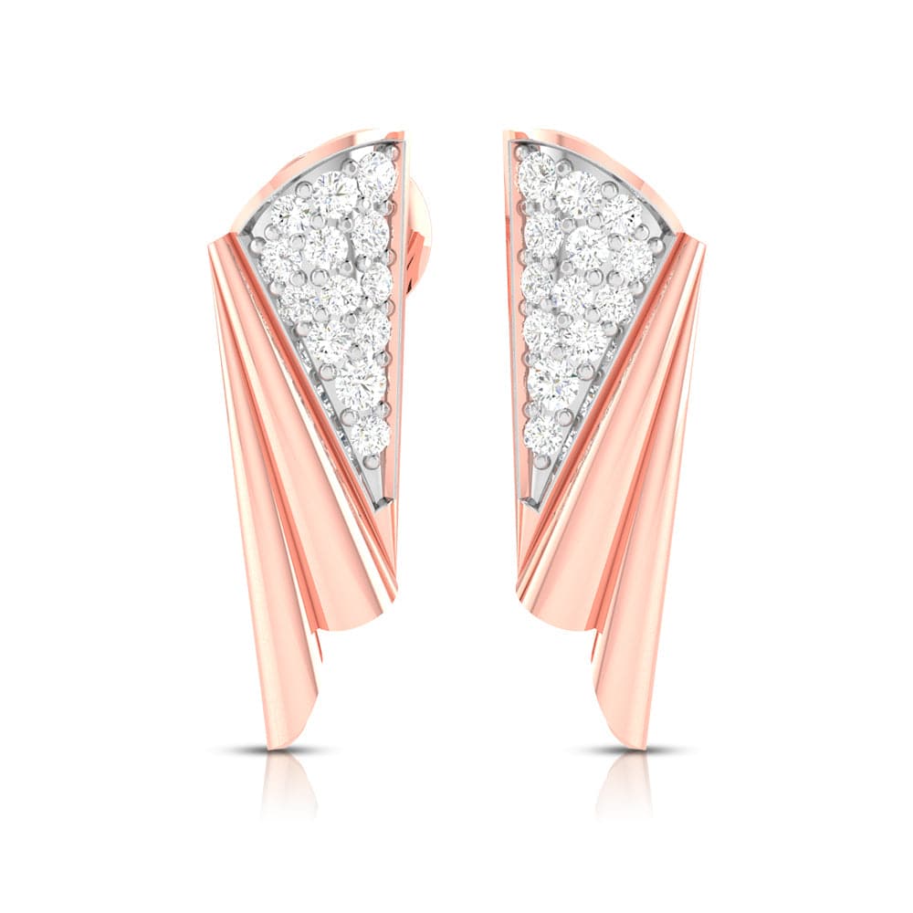 Daily wear earrings design Gallery Lab Grown Diamond Earrings Fiona Diamonds