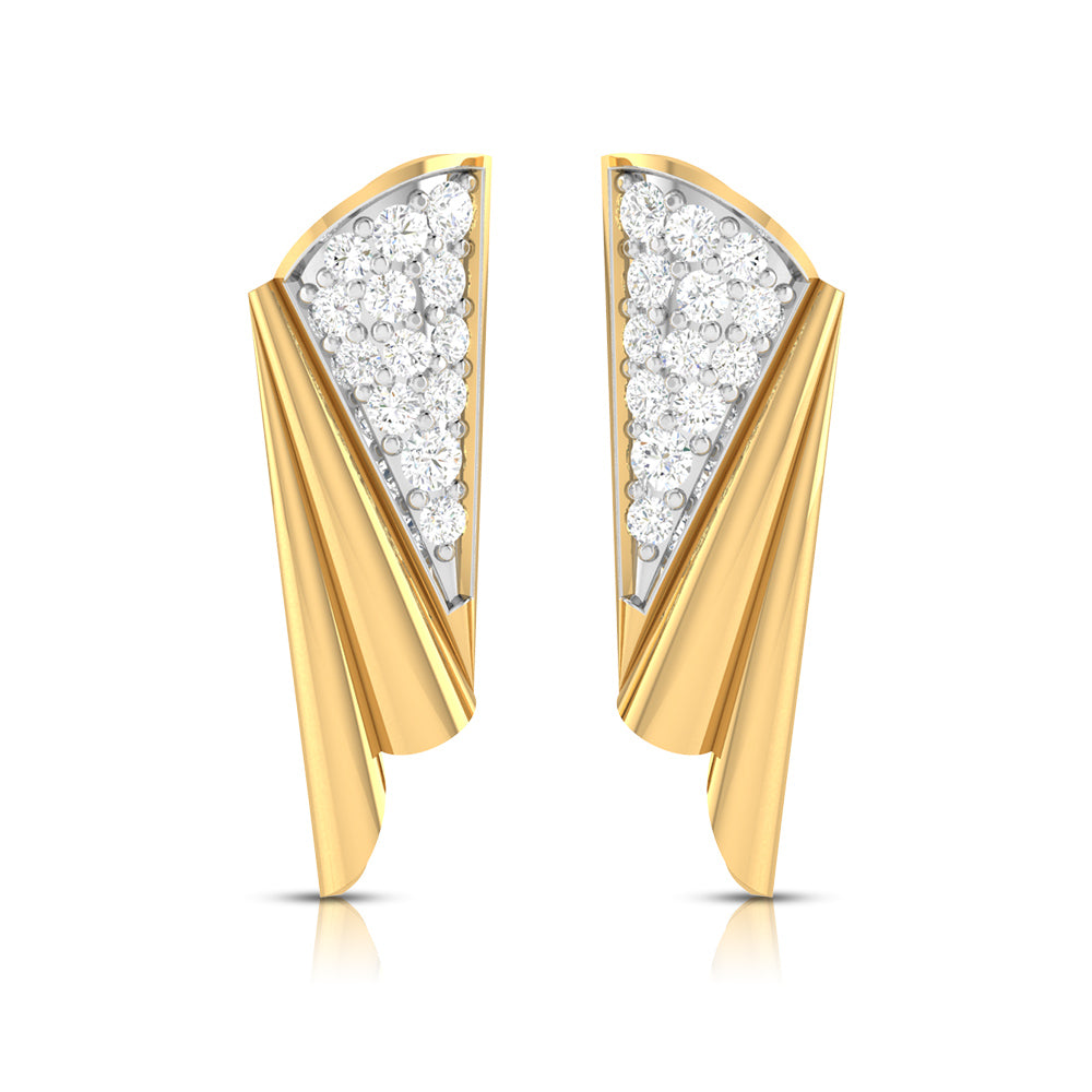 Load image into Gallery viewer, Daily wear earrings design Gallery Lab Grown Diamond Earrings Fiona Diamonds
