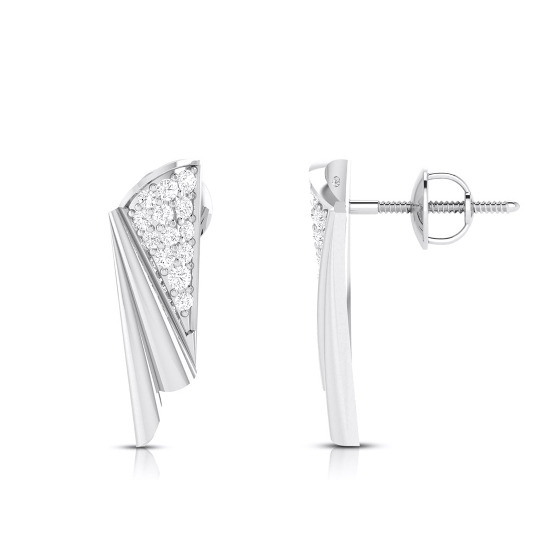 Daily wear earrings design Gallery Lab Grown Diamond Earrings Fiona Diamonds