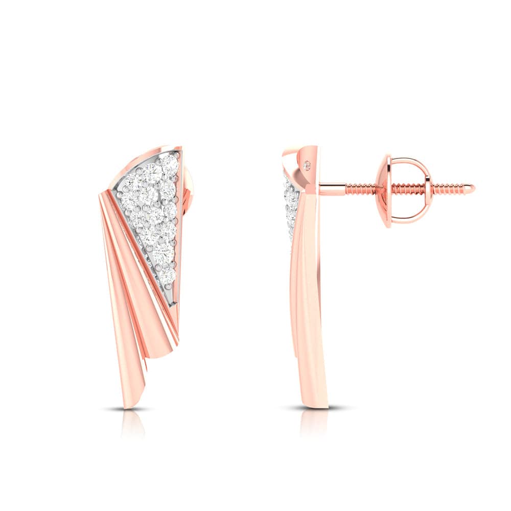 Daily wear earrings design Gallery Lab Grown Diamond Earrings Fiona Diamonds