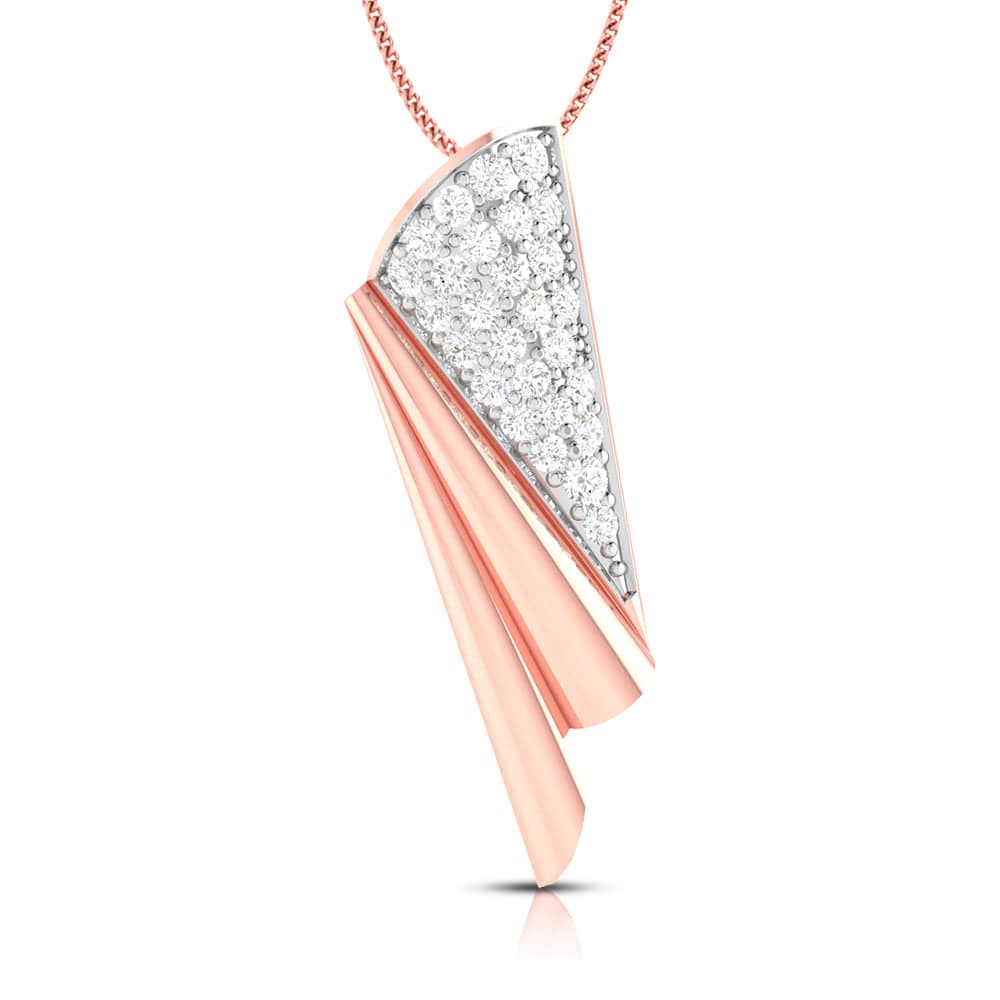 Ballpark modern lab grown diamond pendant design Fiona Diamonds