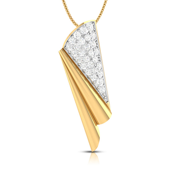 Ballpark modern lab grown diamond pendant design Fiona Diamonds