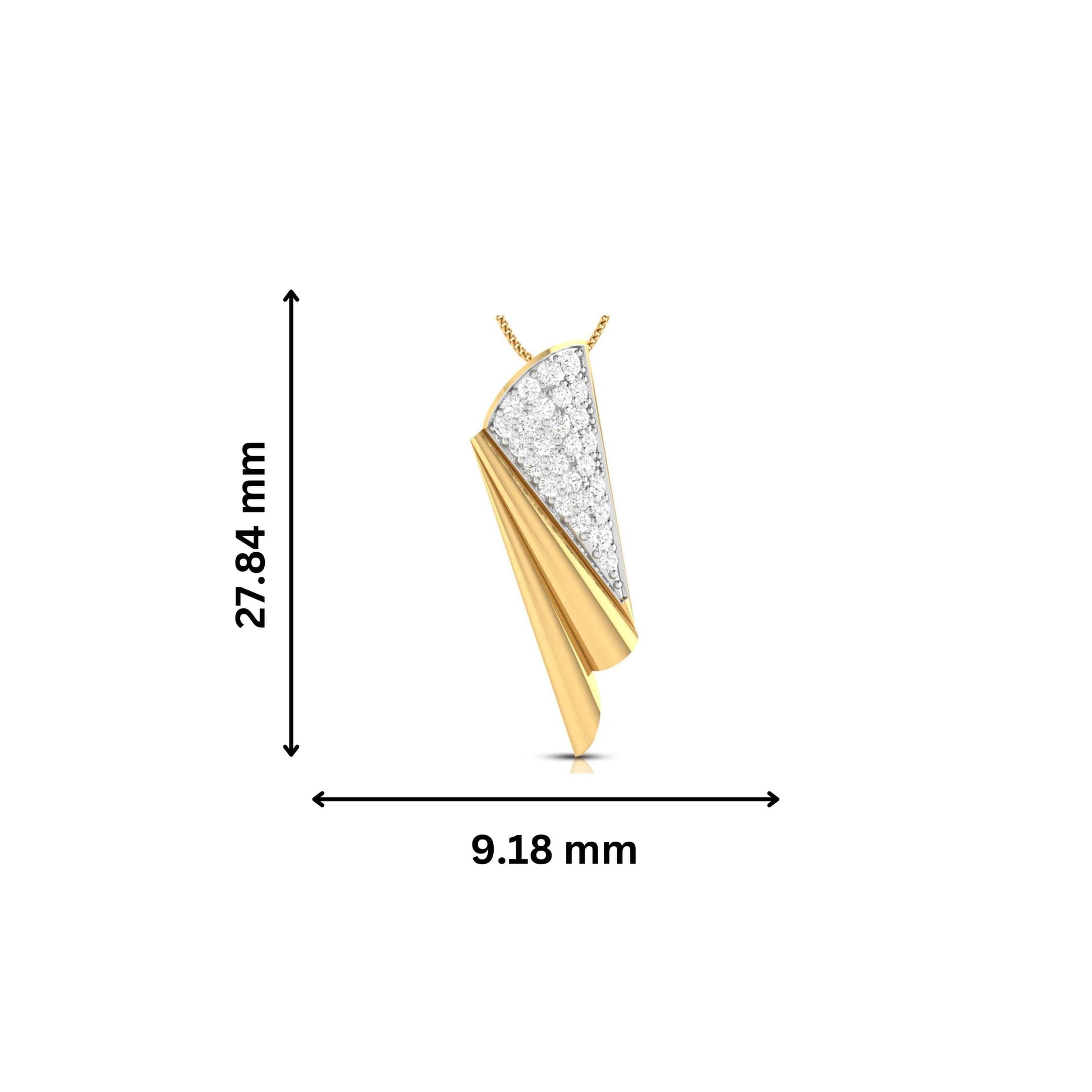 Ballpark modern lab grown diamond pendant design Fiona Diamonds