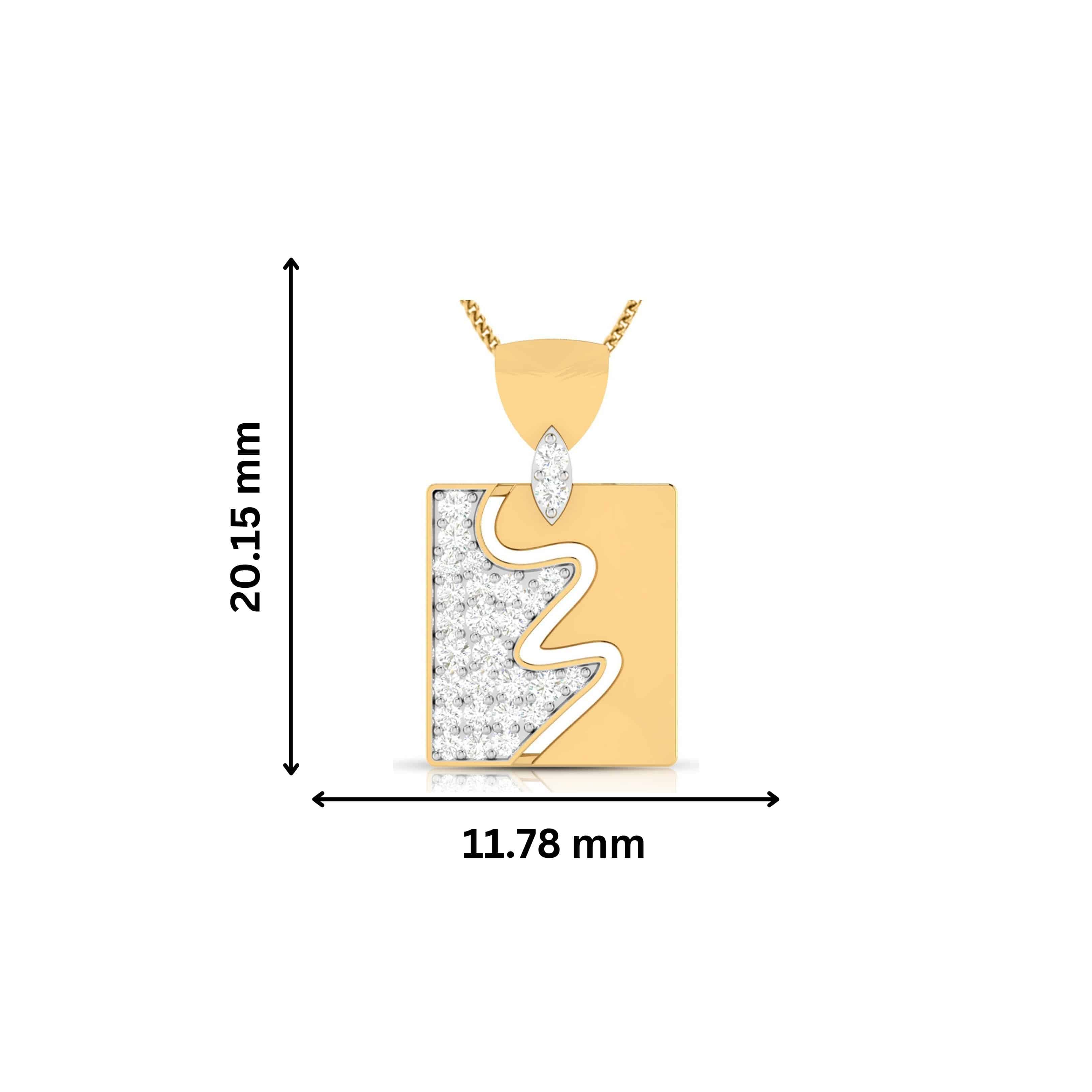 Hemming Round delicate lab grown diamond pendant Fiona Diamonds