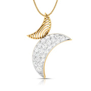 Ravishing modern lab grown diamond pendant design Fiona Diamonds