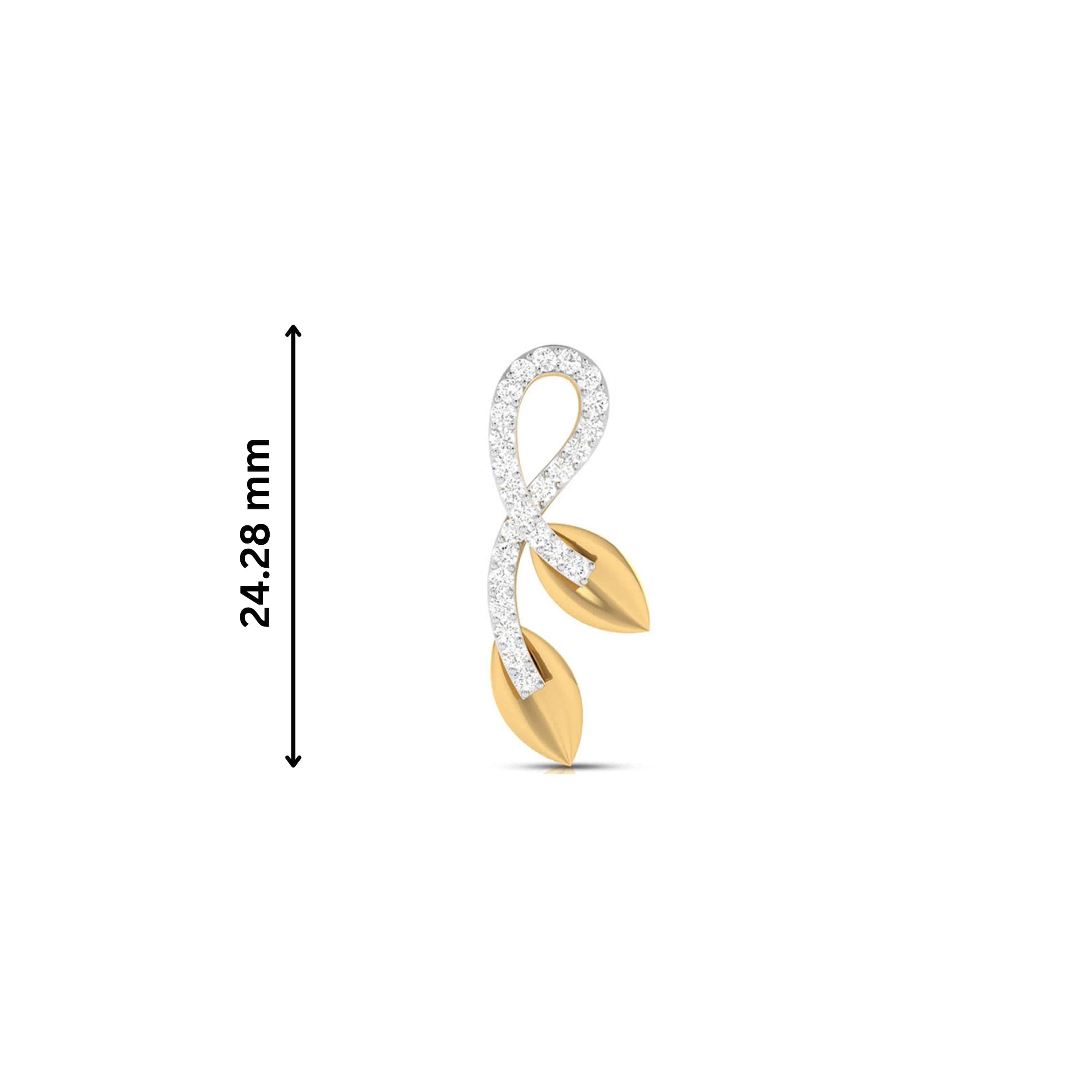 Designer earrings collection Noose Lab Grown Diamond Earrings Fiona Diamonds
