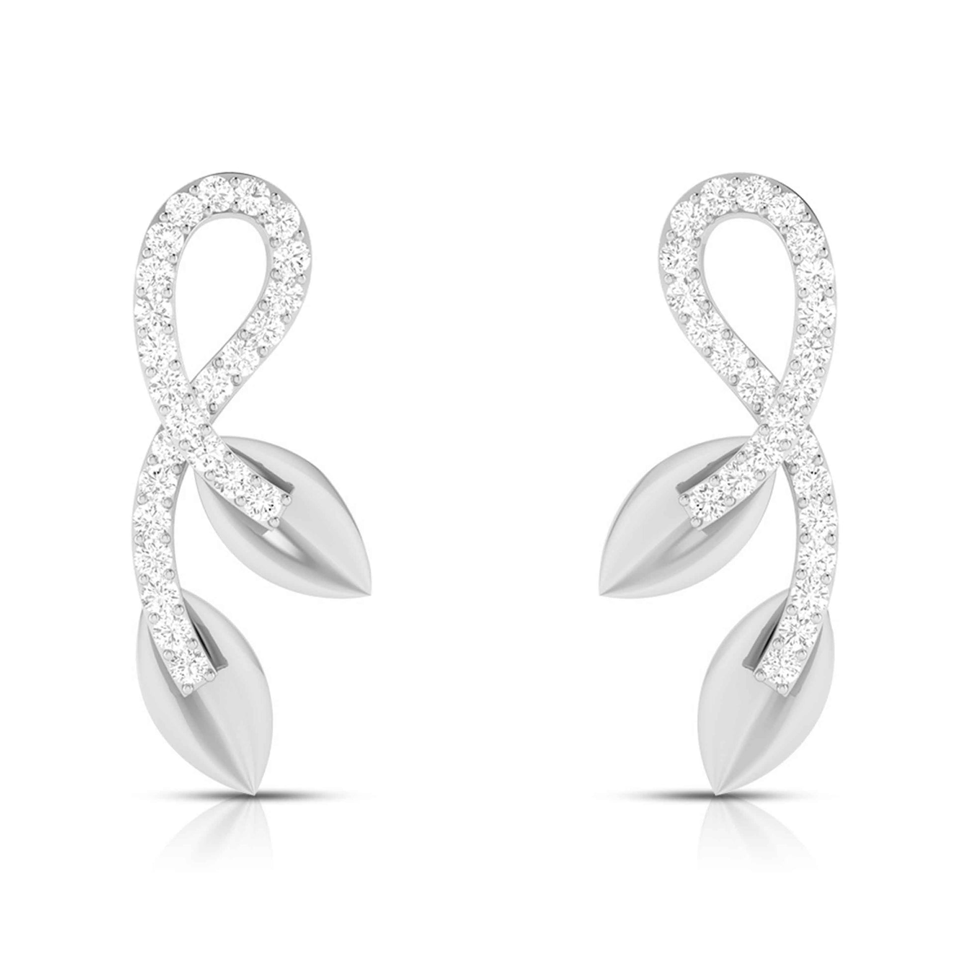 Designer earrings collection Noose Lab Grown Diamond Earrings Fiona Diamonds