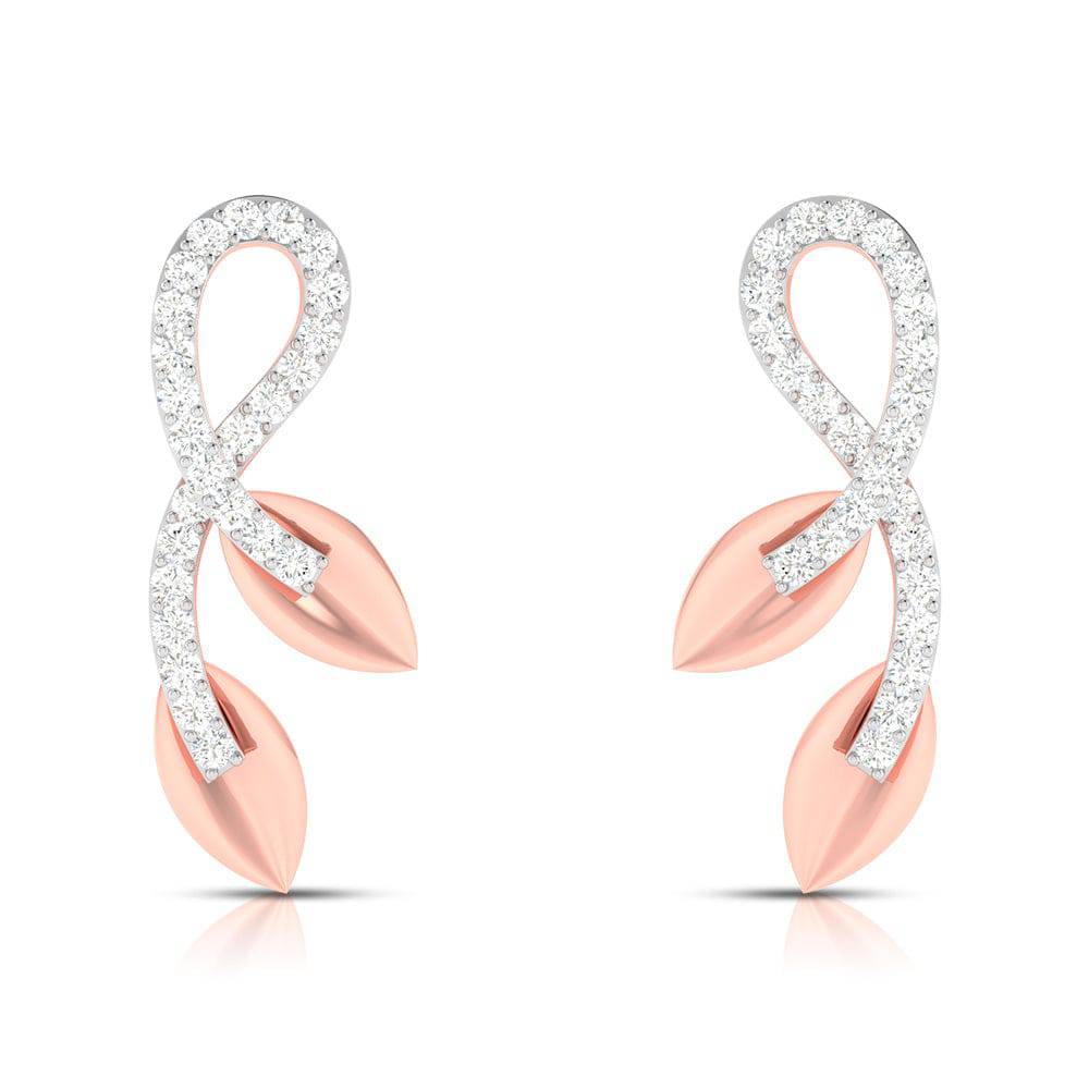 Designer earrings collection Noose Lab Grown Diamond Earrings Fiona Diamonds