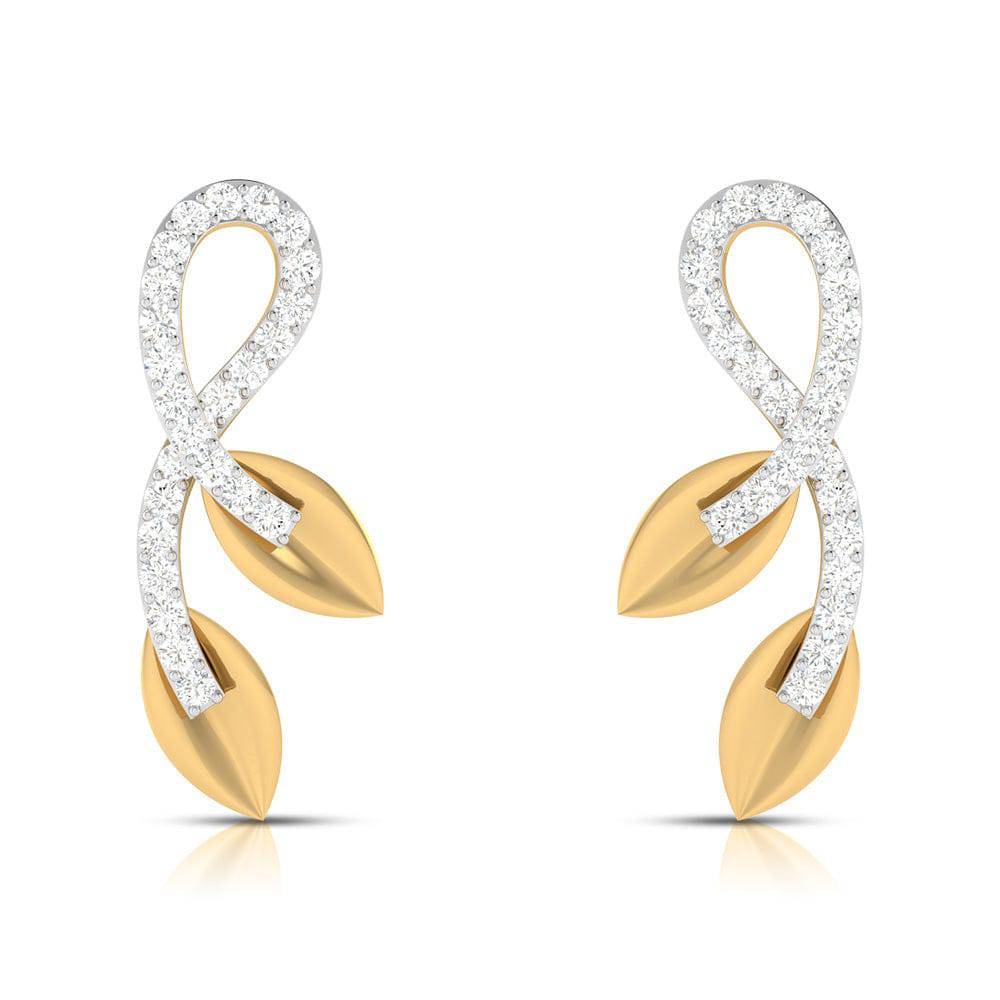 Designer earrings collection Noose Lab Grown Diamond Earrings Fiona Diamonds