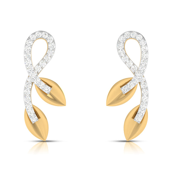 Designer earrings collection Noose Lab Grown Diamond Earrings Fiona Diamonds