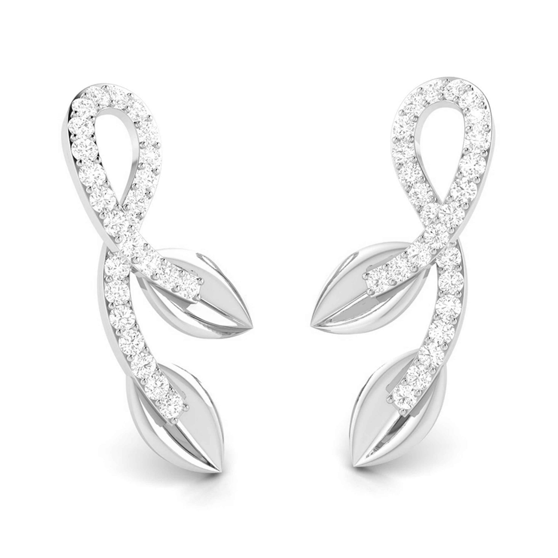 Designer earrings collection Noose Lab Grown Diamond Earrings Fiona Diamonds