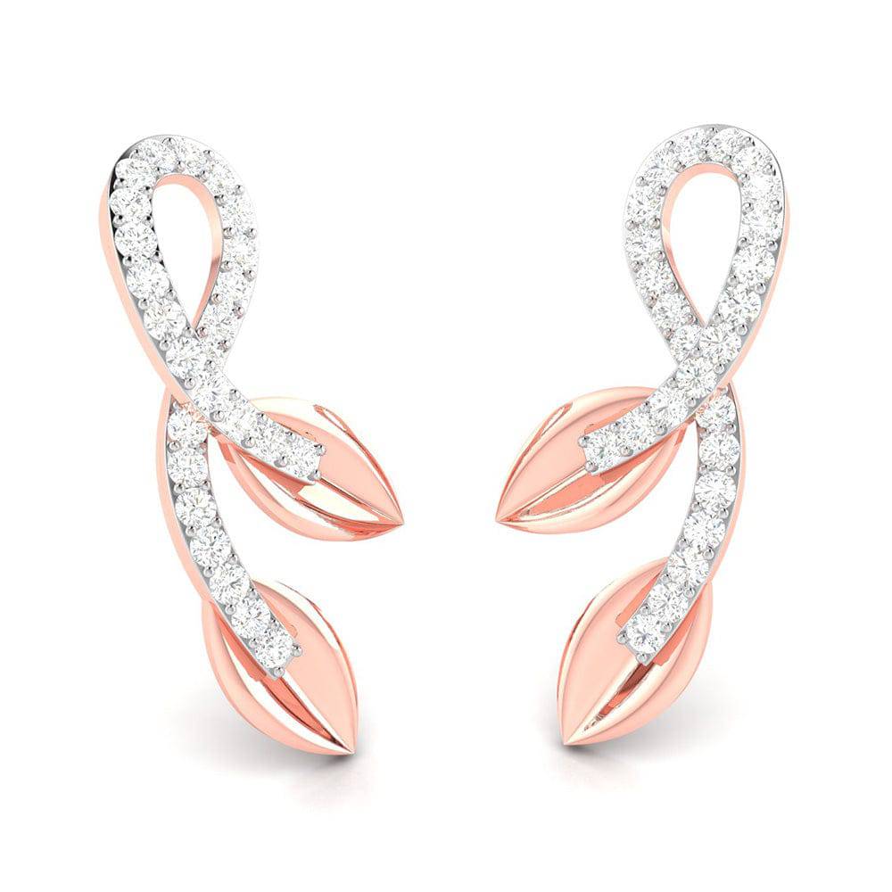 Designer earrings collection Noose Lab Grown Diamond Earrings Fiona Diamonds