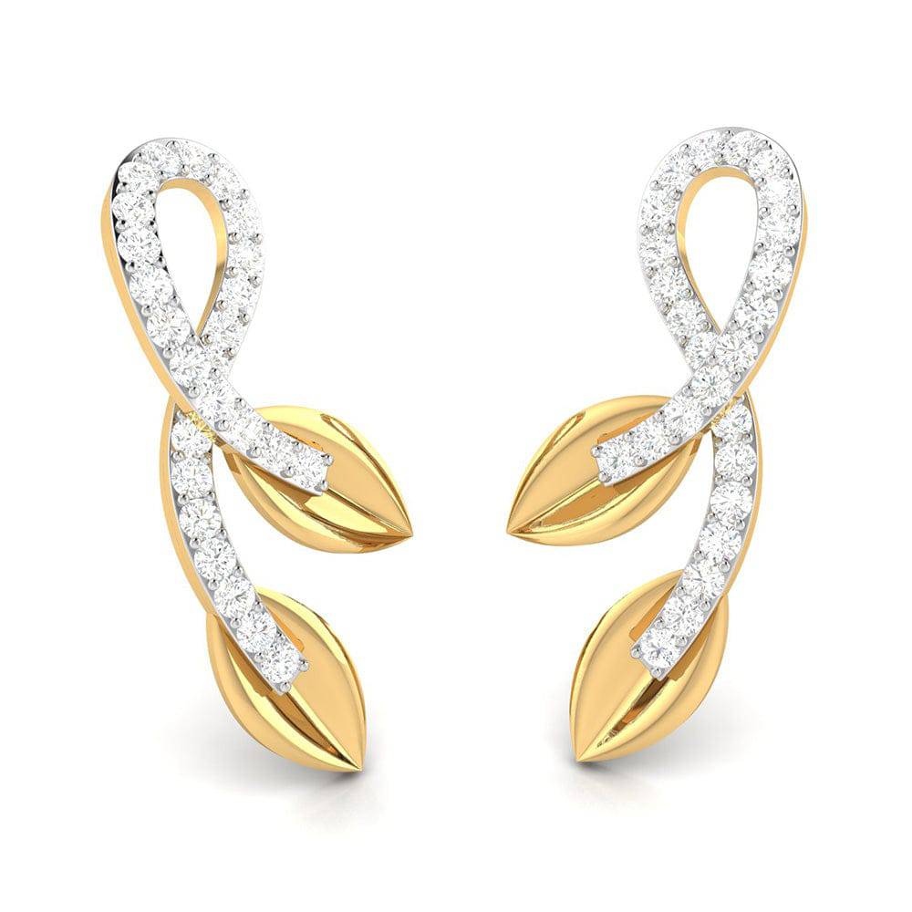 Designer earrings collection Noose Lab Grown Diamond Earrings Fiona Diamonds