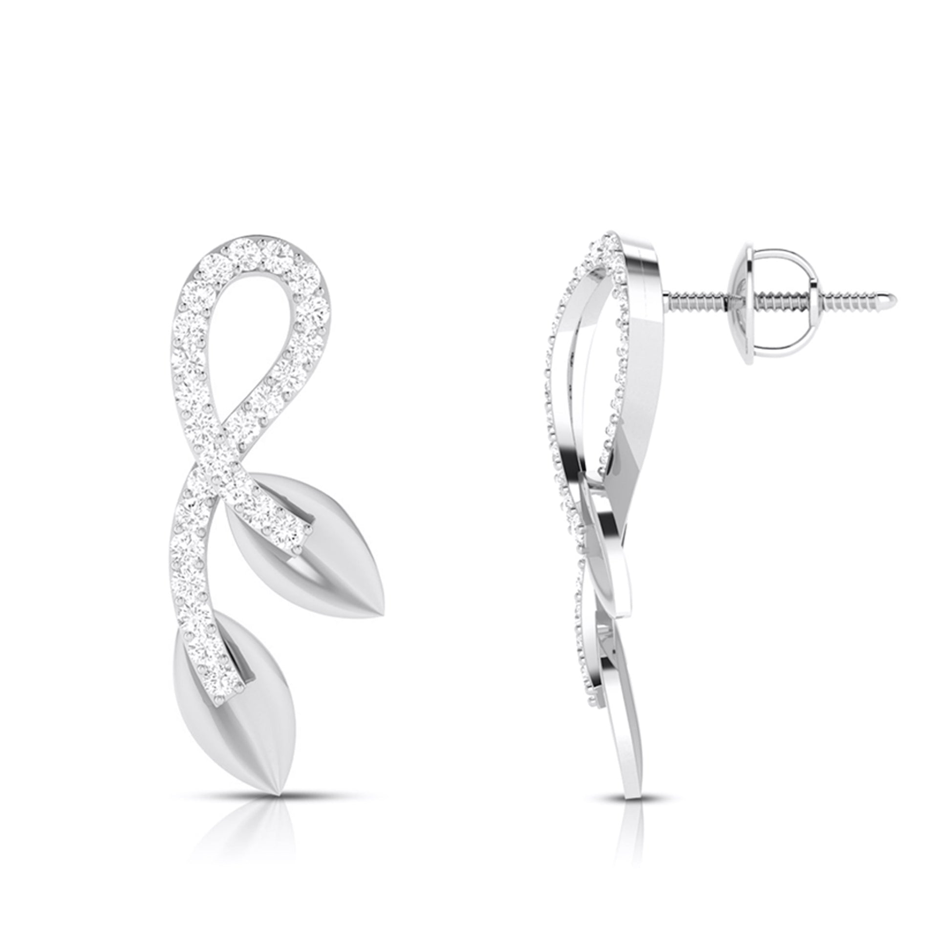 Designer earrings collection Noose Lab Grown Diamond Earrings Fiona Diamonds