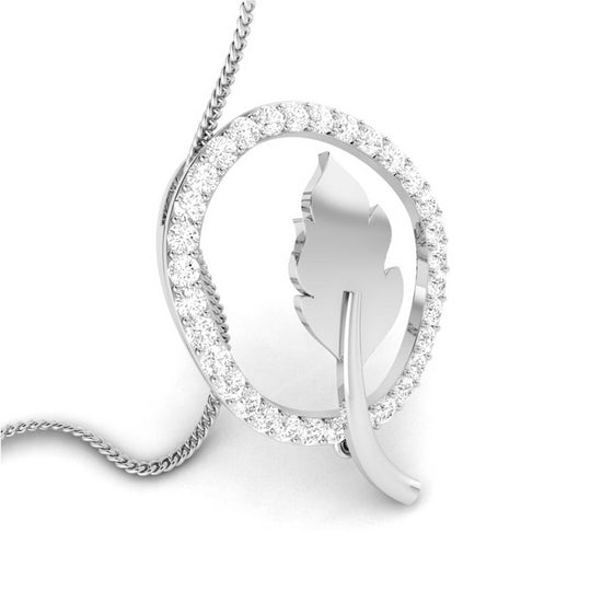 Monaa modern lab grown diamond pendant design Fiona Diamonds