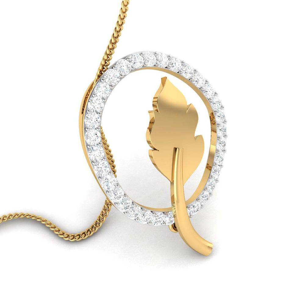 Monaa modern lab grown diamond pendant design Fiona Diamonds
