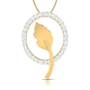 Monaa modern lab grown diamond pendant design Fiona Diamonds