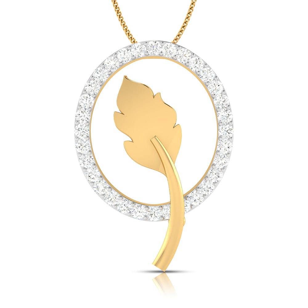 Monaa modern lab grown diamond pendant design Fiona Diamonds