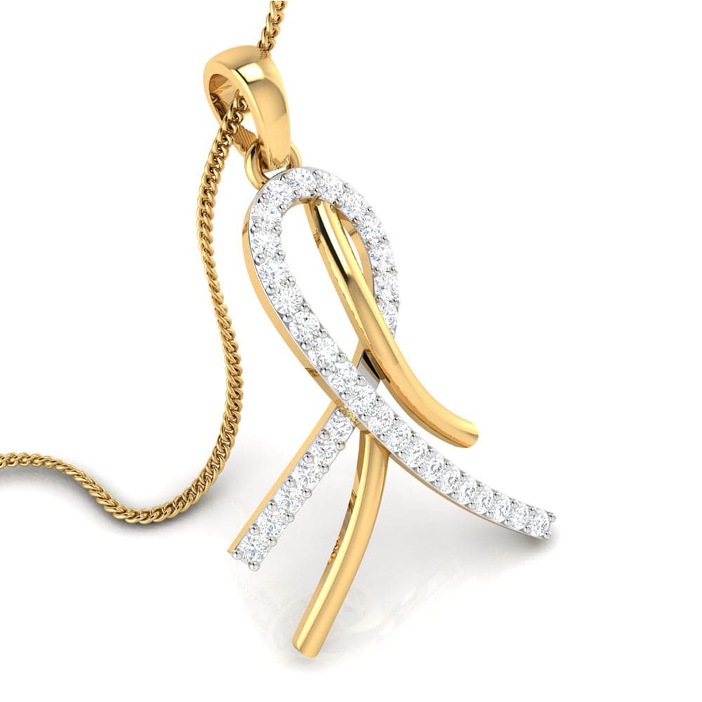 Luxe lab grown diamond pendant design for women Fiona Diamonds