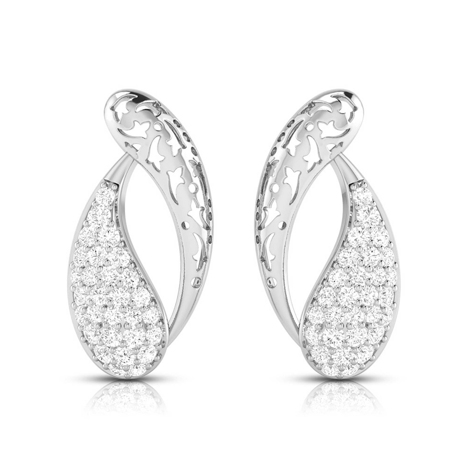 Fancy earrings design Thrift Lab Grown Diamond Earrings Fiona Diamonds
