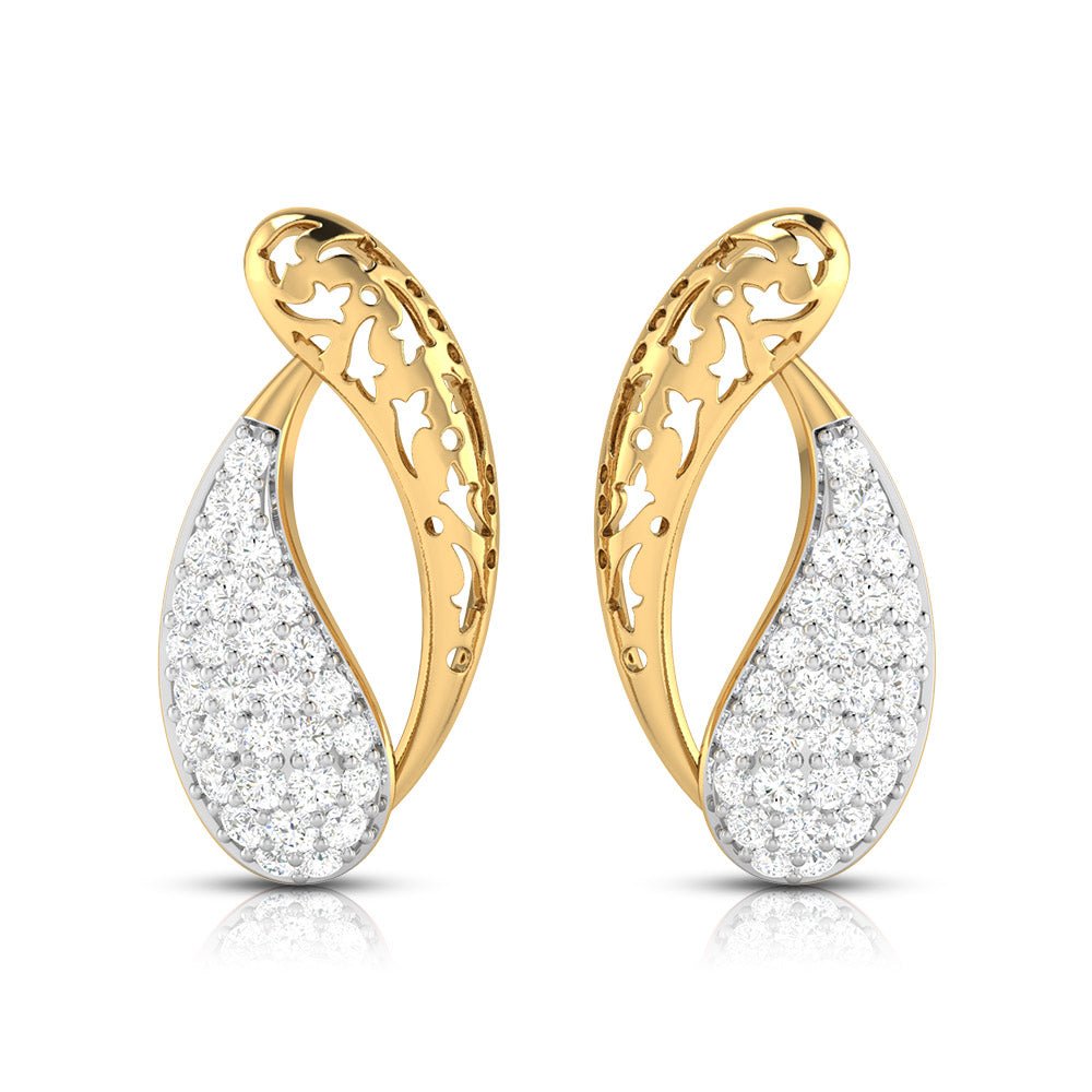 Fancy earrings design Thrift Lab Grown Diamond Earrings Fiona Diamonds