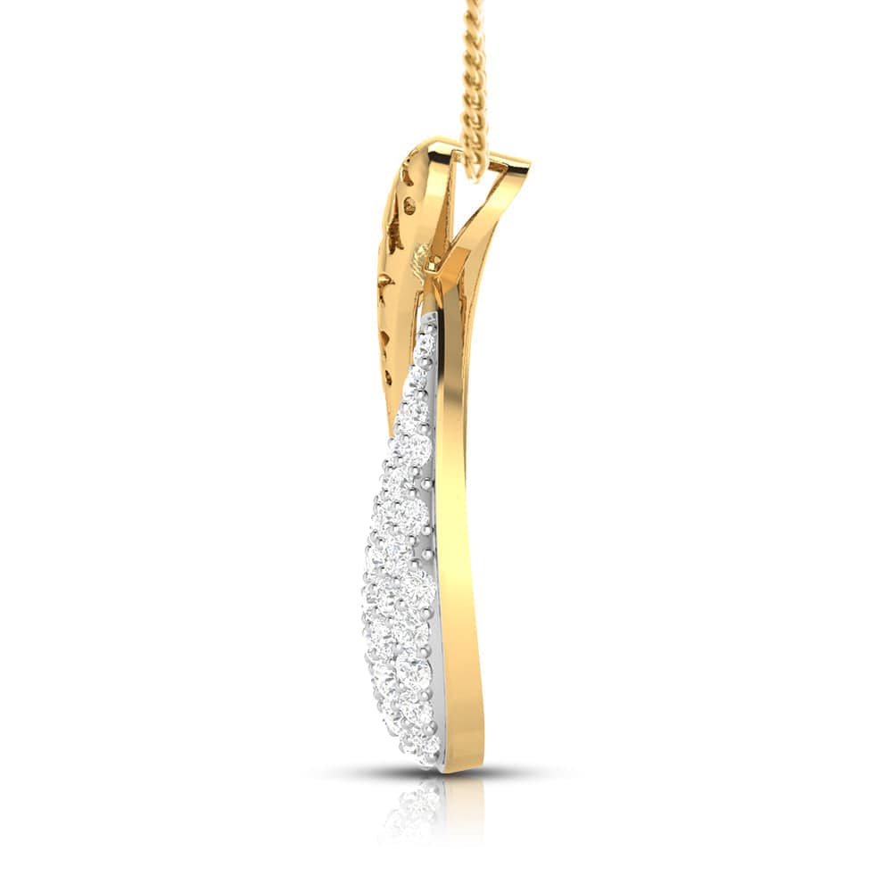 Koosh lab grown diamond pendant designs for female Fiona Diamonds