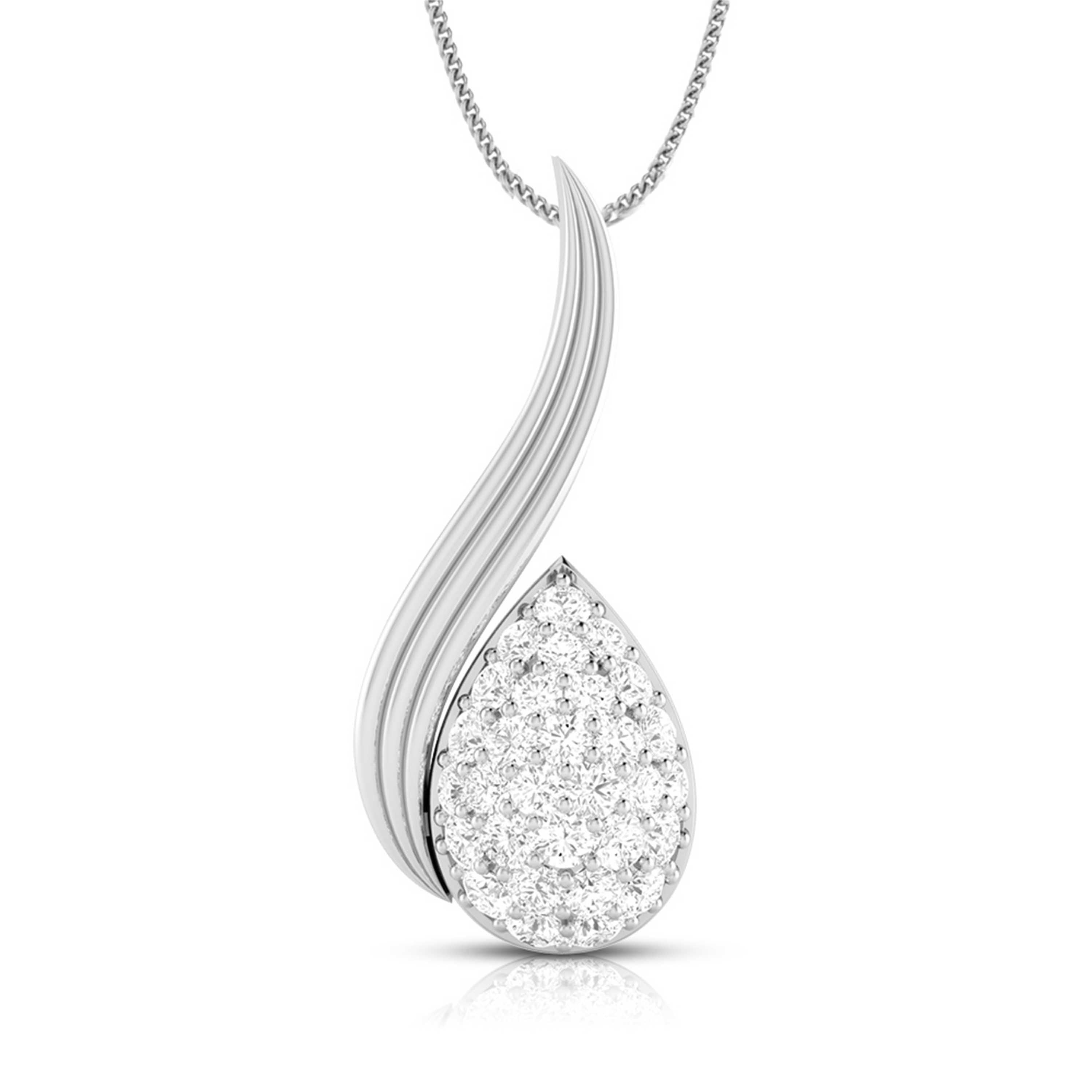 Billy lab grown diamond pendant designs for female Fiona Diamonds
