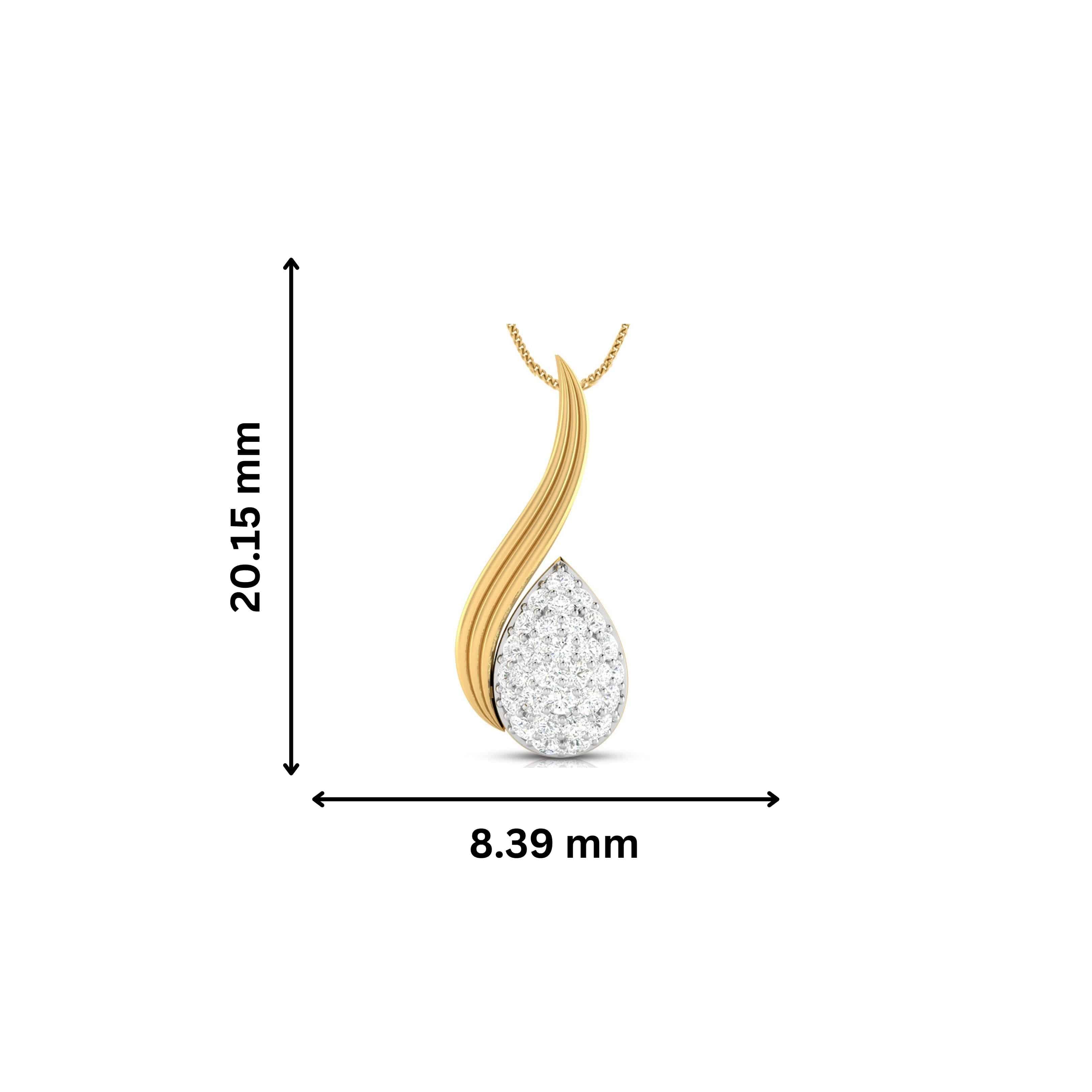 Billy lab grown diamond pendant designs for female Fiona Diamonds