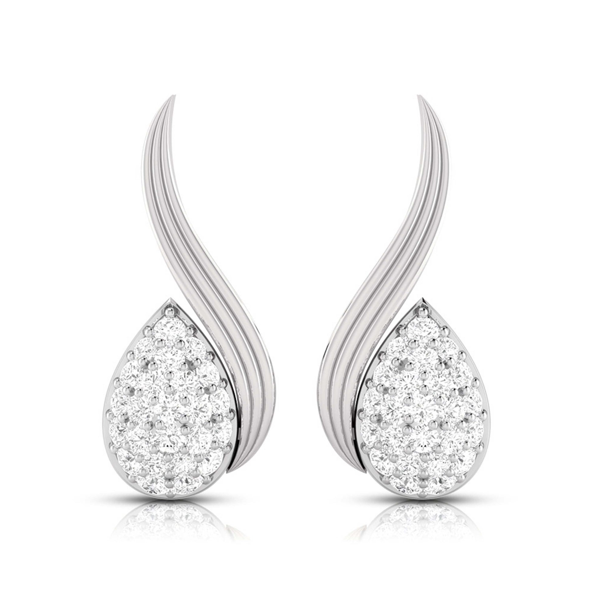 Fancy earrings design Orlando Lab Grown Diamond Earrings Fiona Diamonds