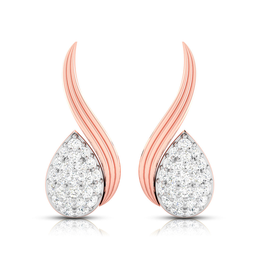 Load image into Gallery viewer, Fancy earrings design Orlando Lab Grown Diamond Earrings Fiona Diamonds
