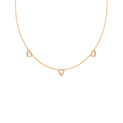 Medlay Heart Lab Diamond Pendant - Fiona Diamonds - Fiona Diamonds