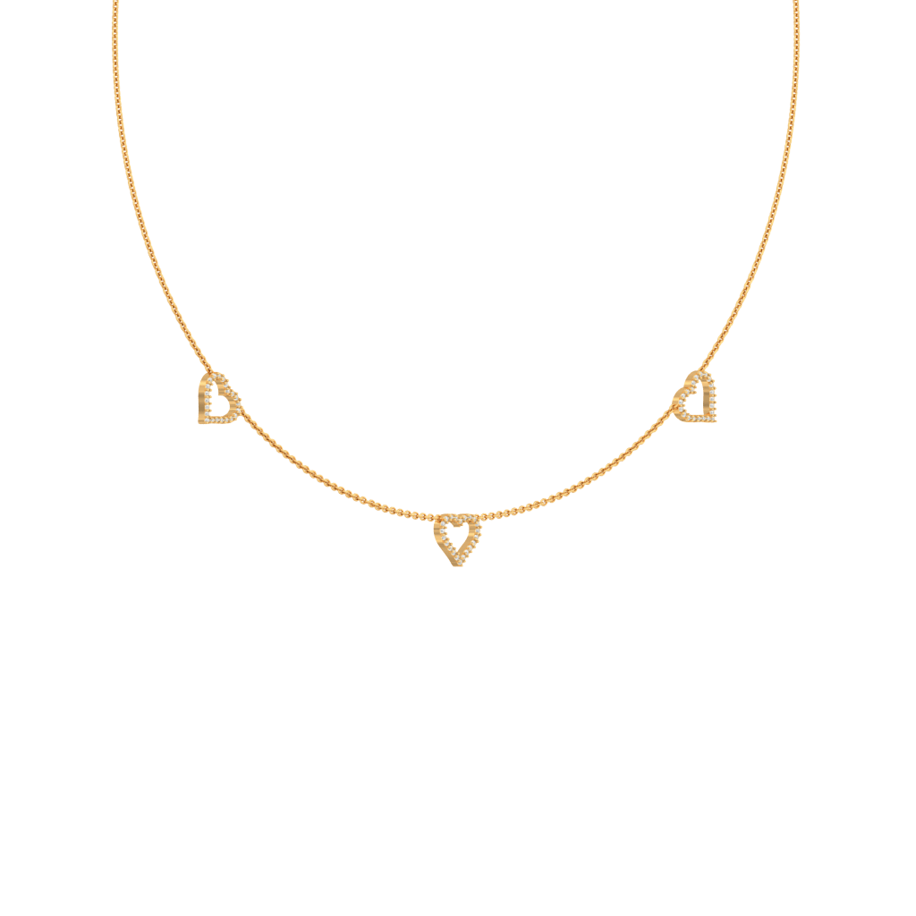 Medlay Heart Lab Diamond Pendant - Fiona Diamonds - Fiona Diamonds