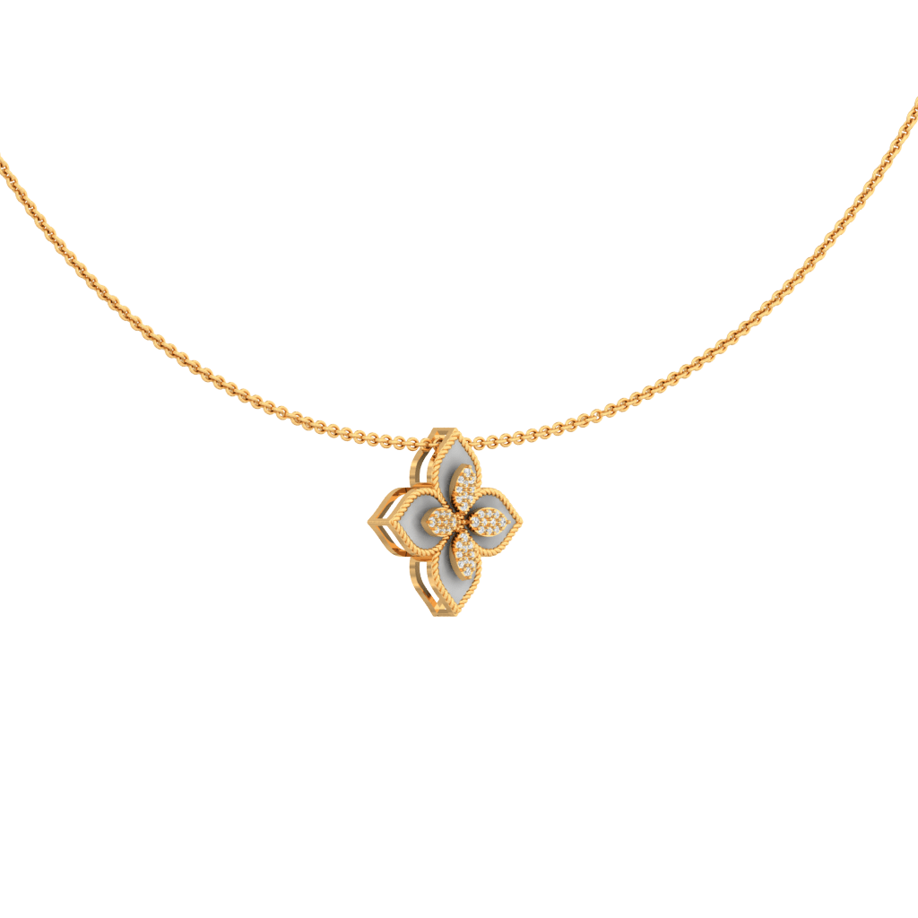 Lavaliere Lab Diamond Pendant - Fiona Diamonds - Fiona Diamonds
