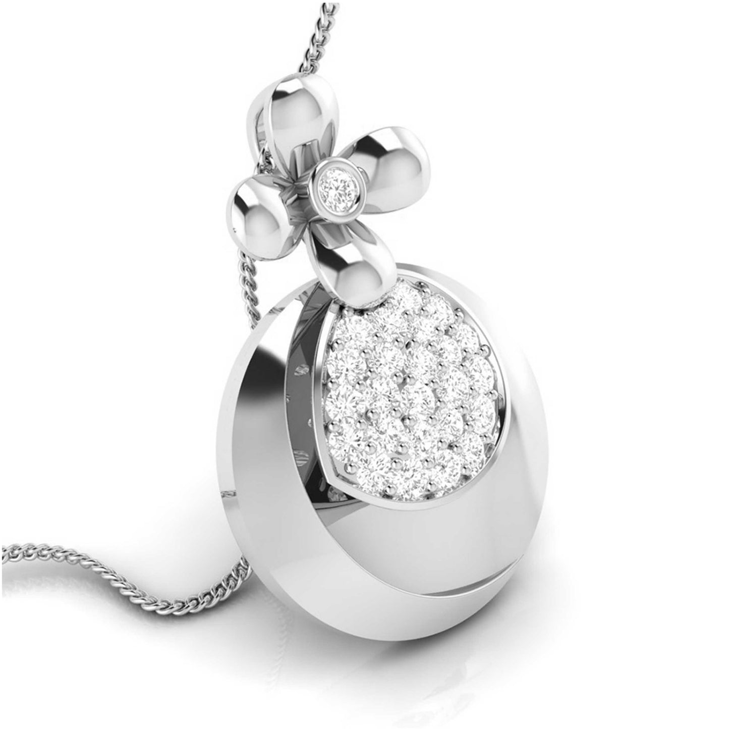 Flea lab grown diamond pendant design for women Fiona Diamonds