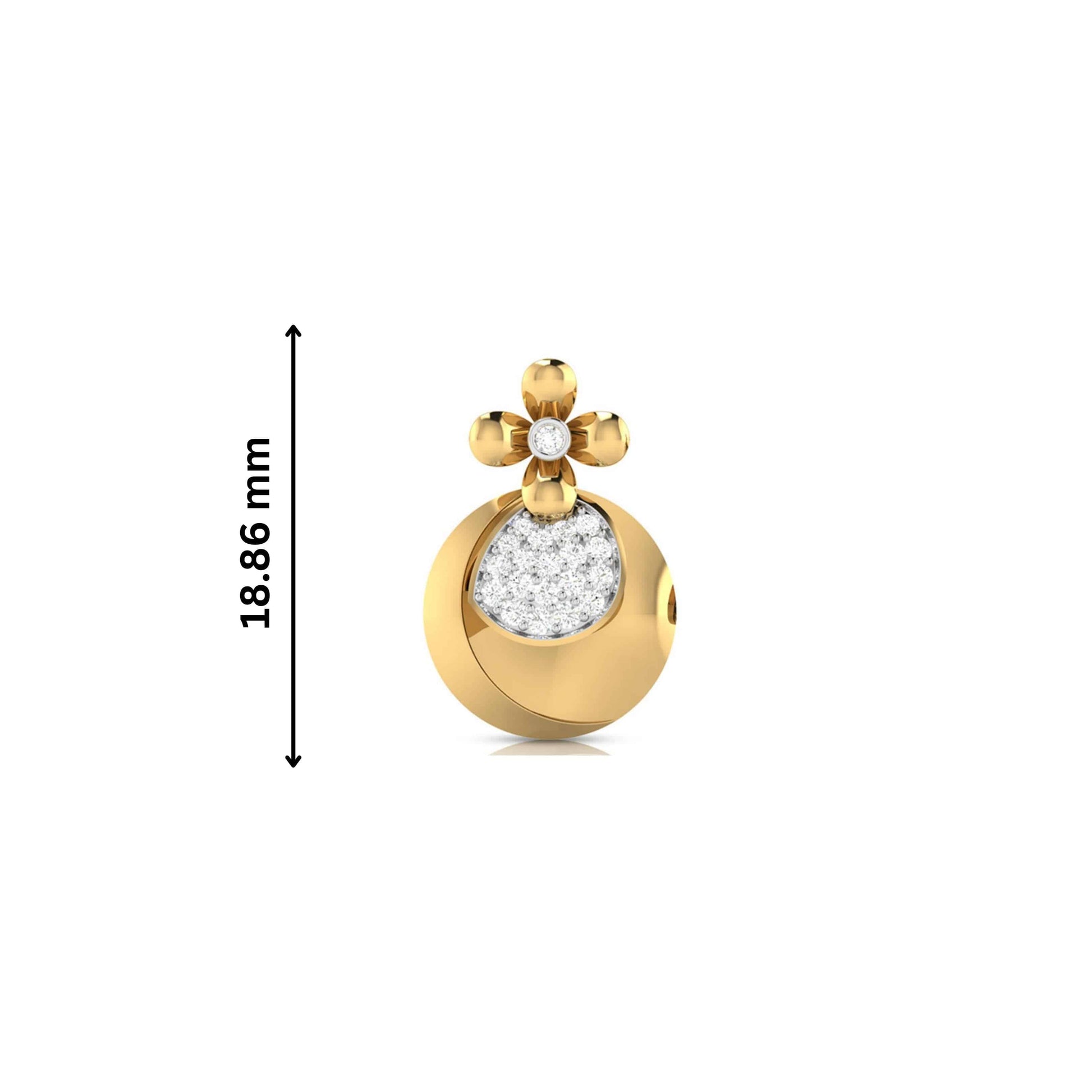 Earrings flower design Superior Lab Grown Diamond Earrings Fiona Diamonds