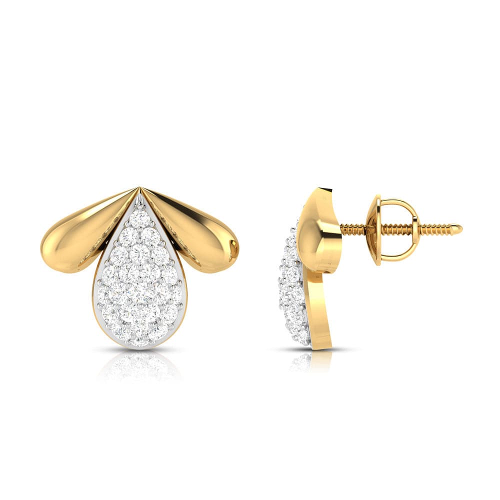 Daily wear earrings design Simmons Lab Grown Diamond Earrings Fiona Diamonds