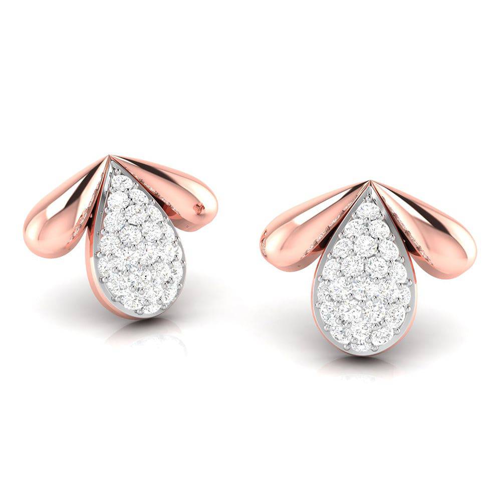 Daily wear earrings design Simmons Lab Grown Diamond Earrings Fiona Diamonds