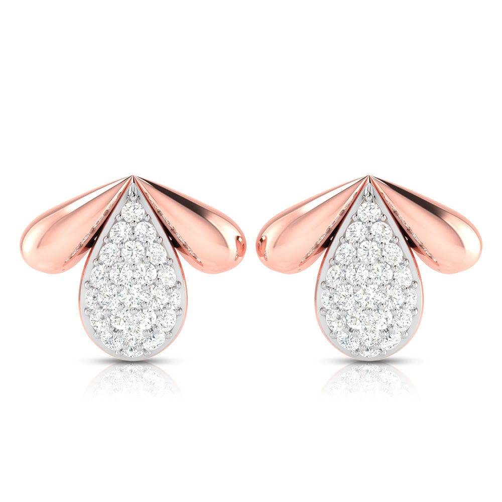 Daily wear earrings design Simmons Lab Grown Diamond Earrings Fiona Diamonds