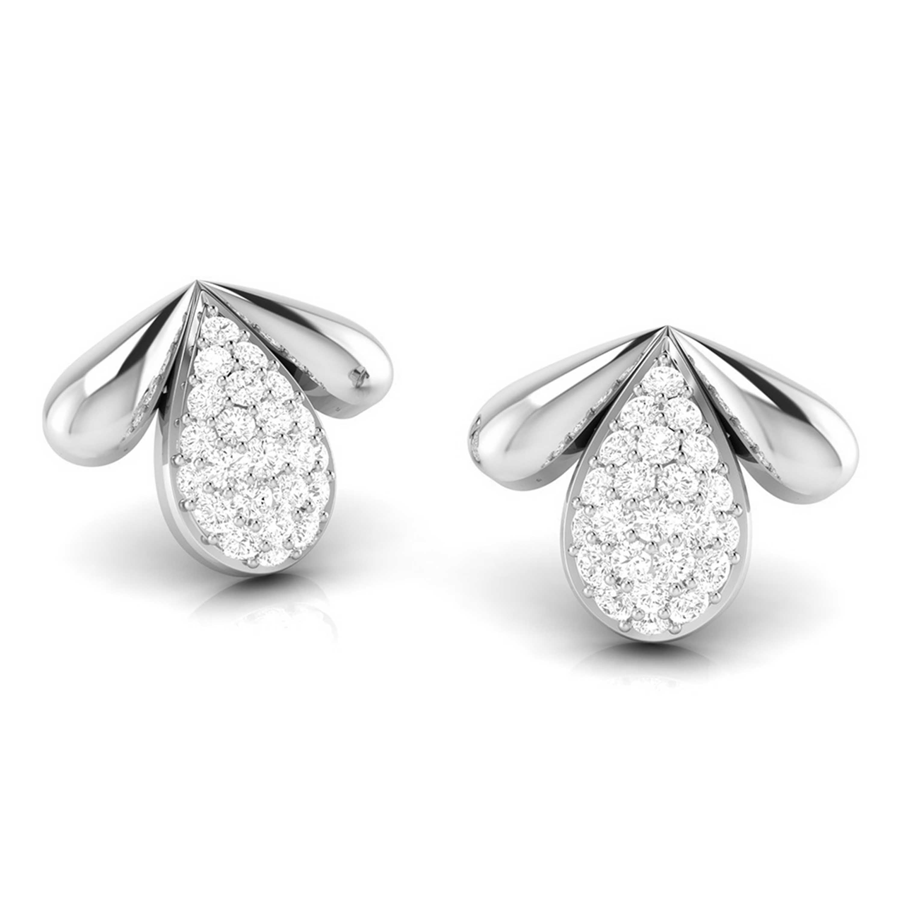 Daily wear earrings design Simmons Lab Grown Diamond Earrings Fiona Diamonds
