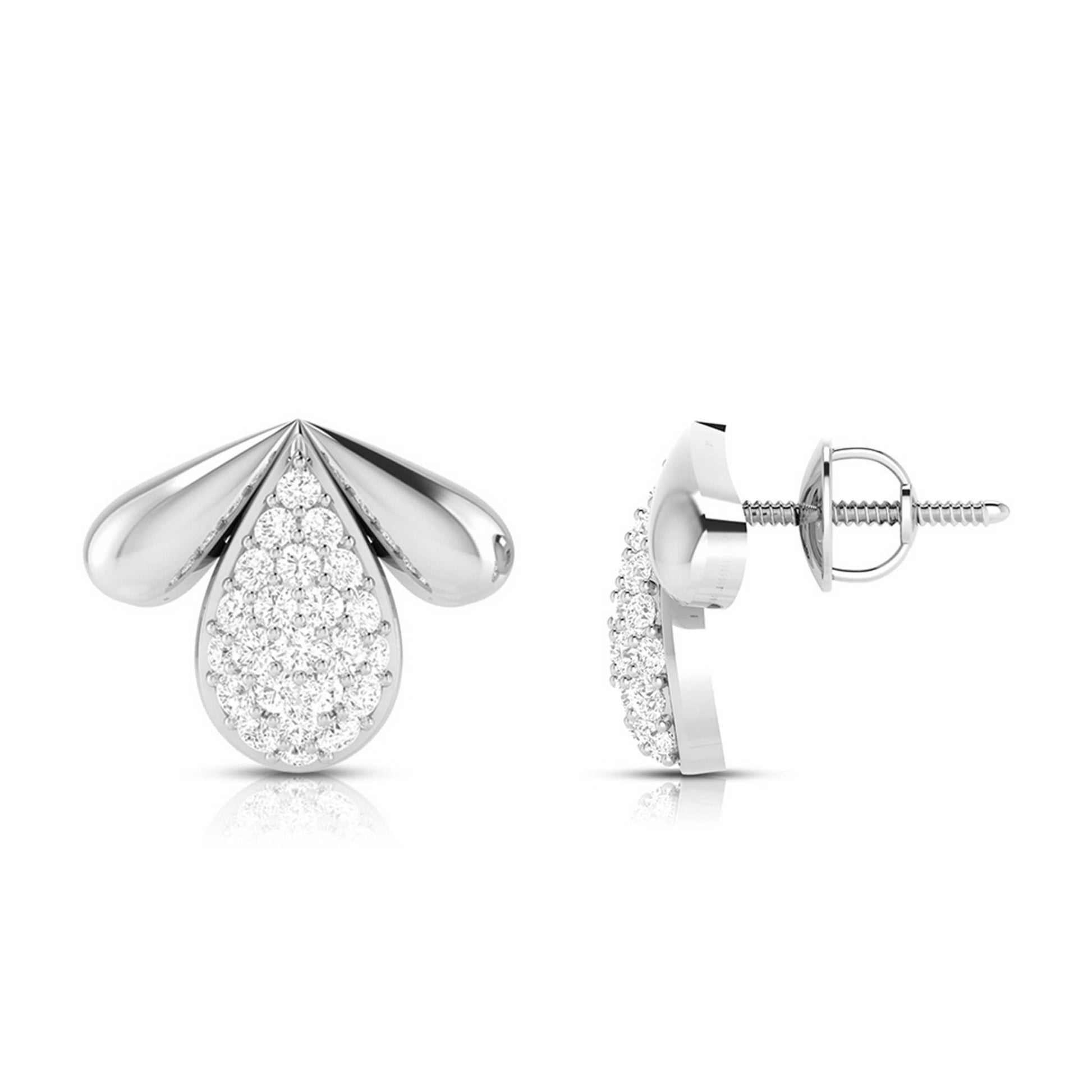 Daily wear earrings design Simmons Lab Grown Diamond Earrings Fiona Diamonds