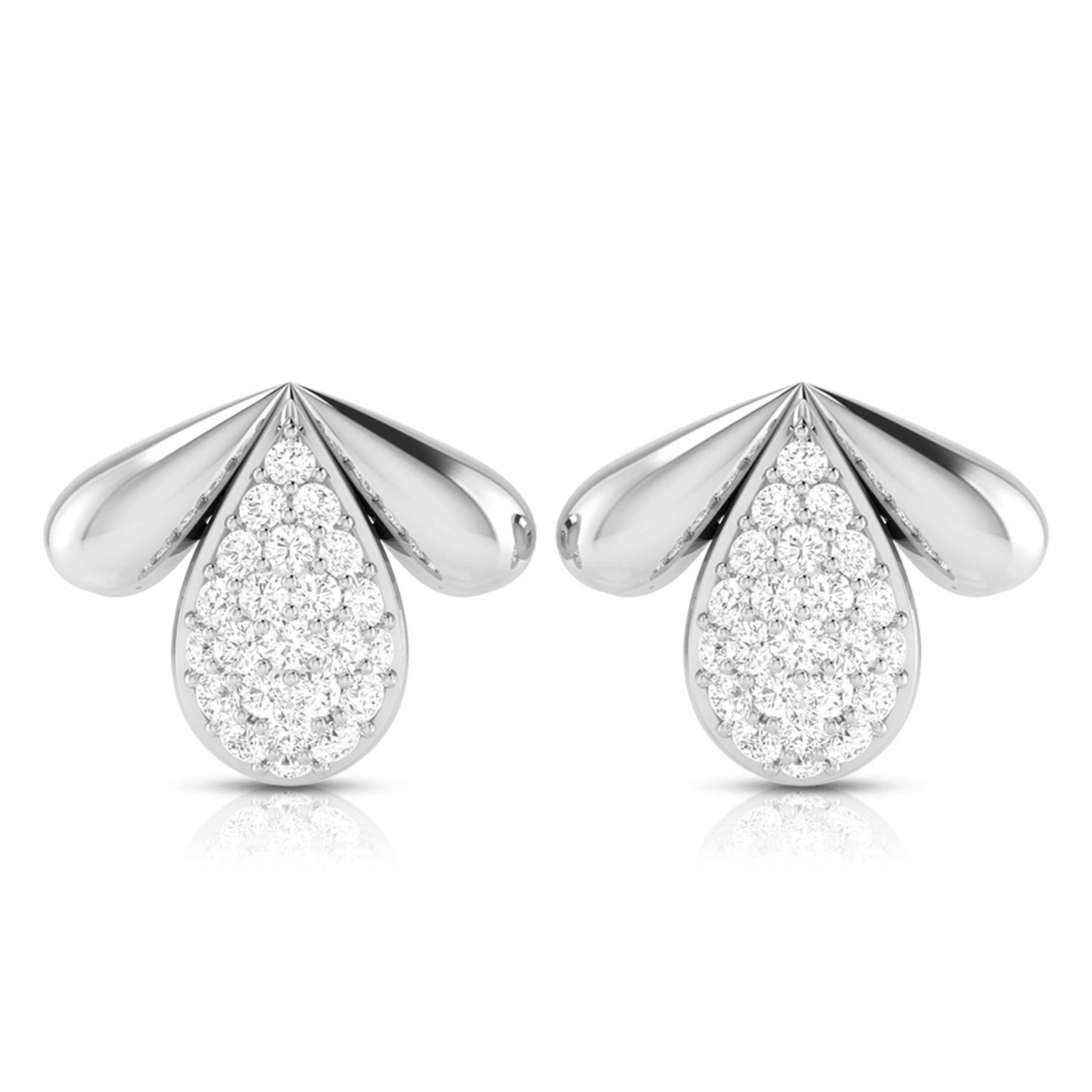 Daily wear earrings design Simmons Lab Grown Diamond Earrings Fiona Diamonds