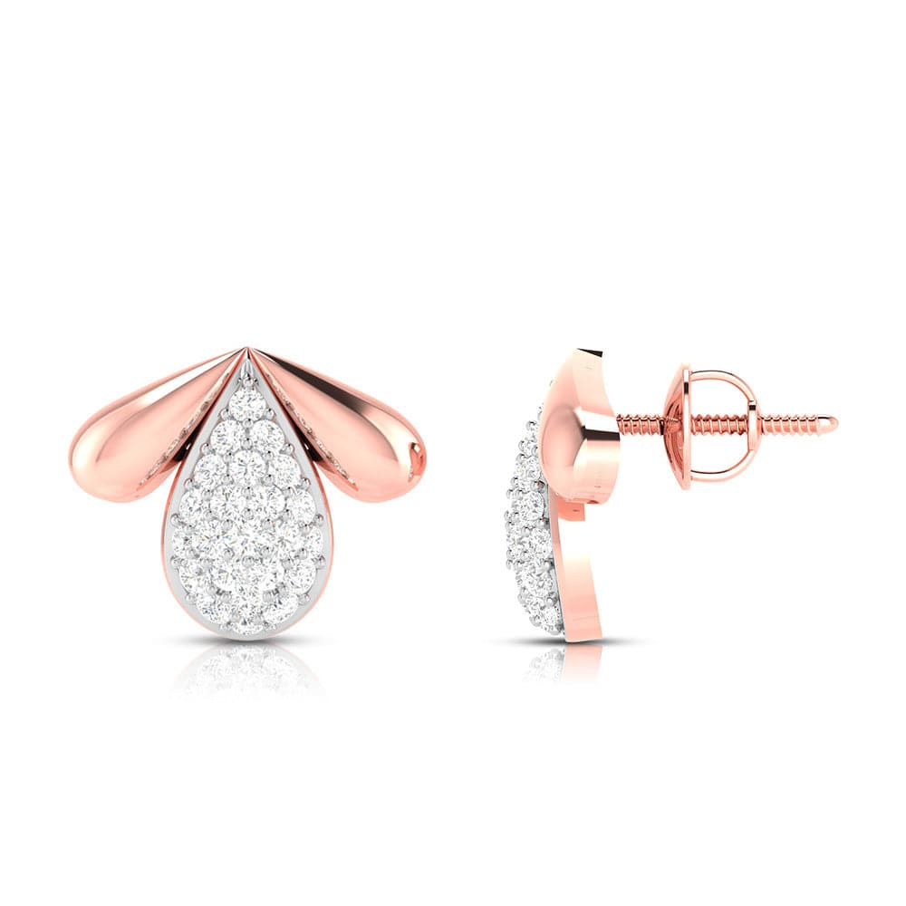 Daily wear earrings design Simmons Lab Grown Diamond Earrings Fiona Diamonds