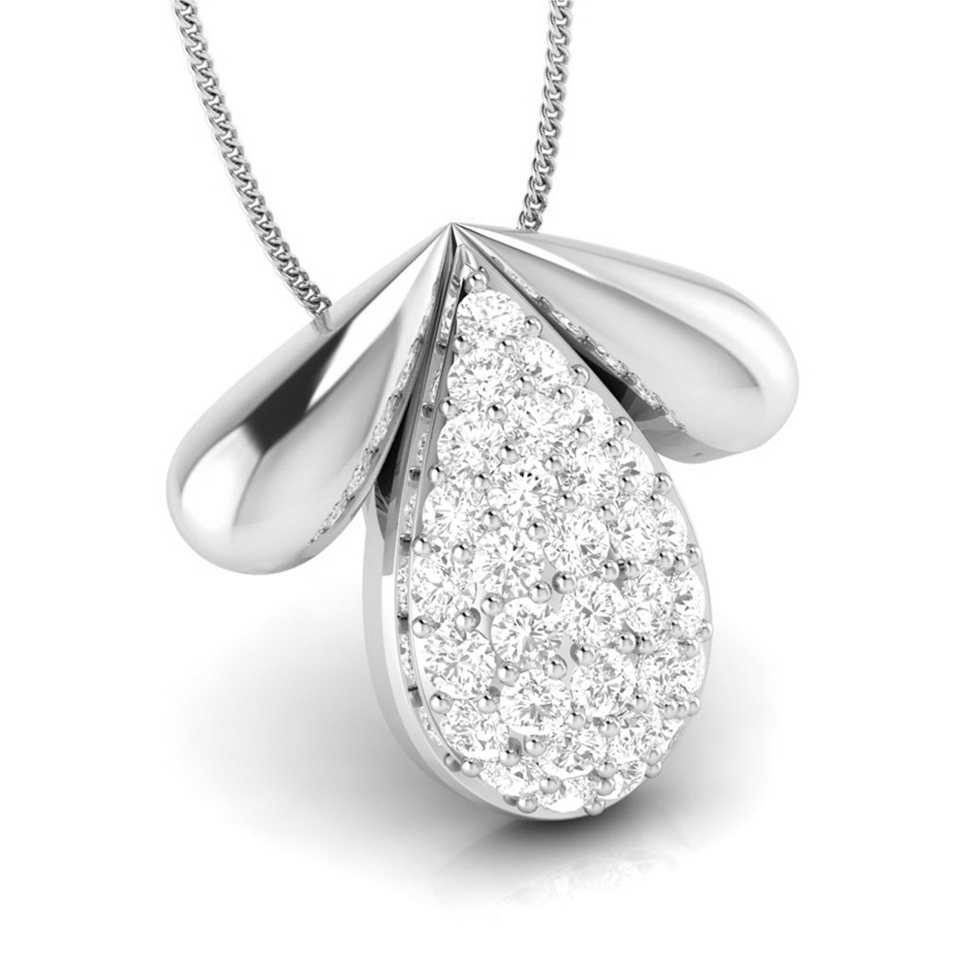 Sky lab grown diamond pendant design for women Fiona Diamonds