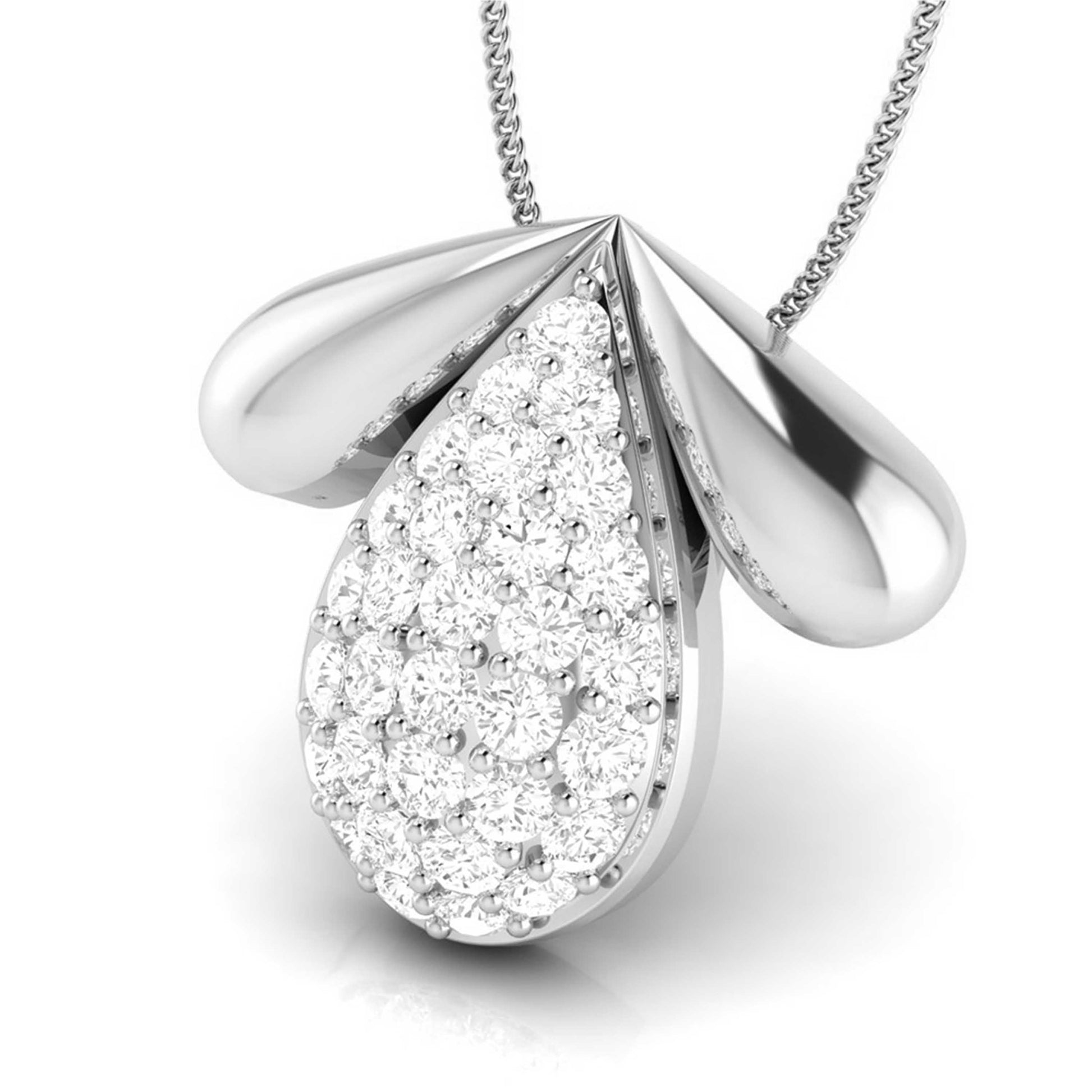 Sky lab grown diamond pendant design for women Fiona Diamonds