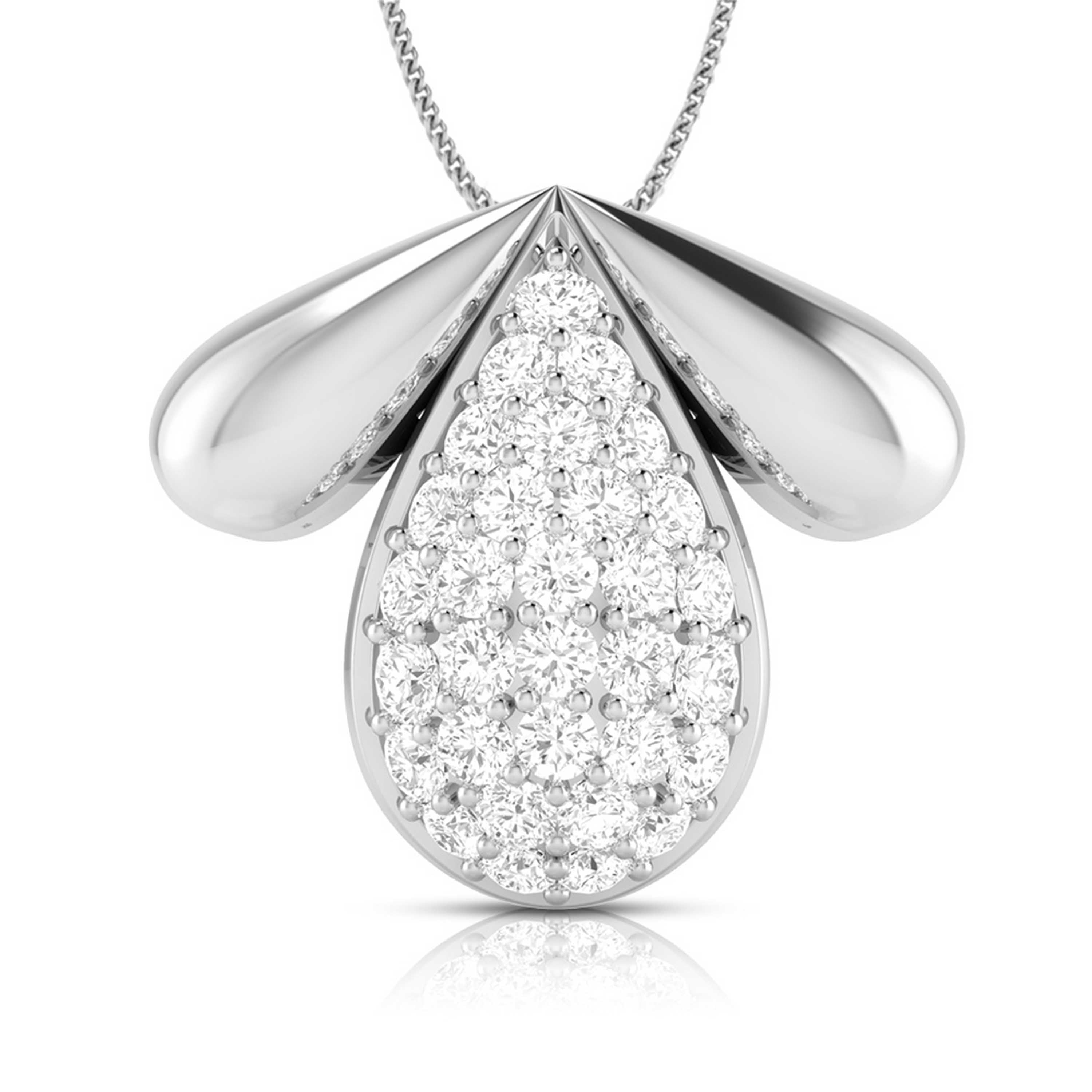 Sky lab grown diamond pendant design for women Fiona Diamonds