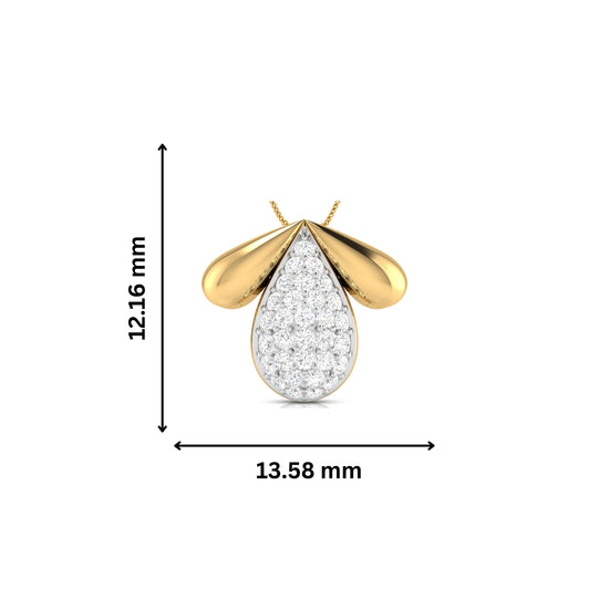 Sky lab grown diamond pendant design for women Fiona Diamonds