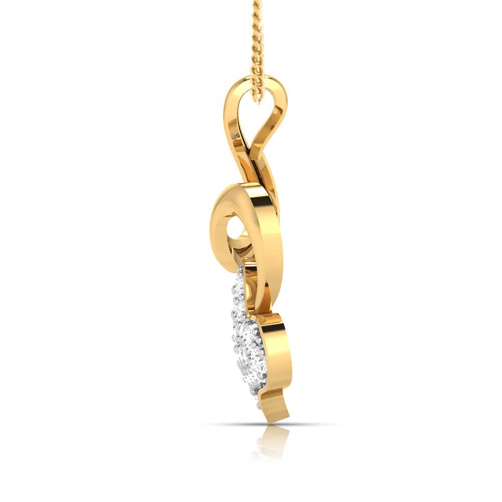 Olson lab grown diamond pendant designs for female Fiona Diamonds