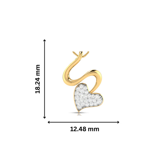 Olson lab grown diamond pendant designs for female Fiona Diamonds
