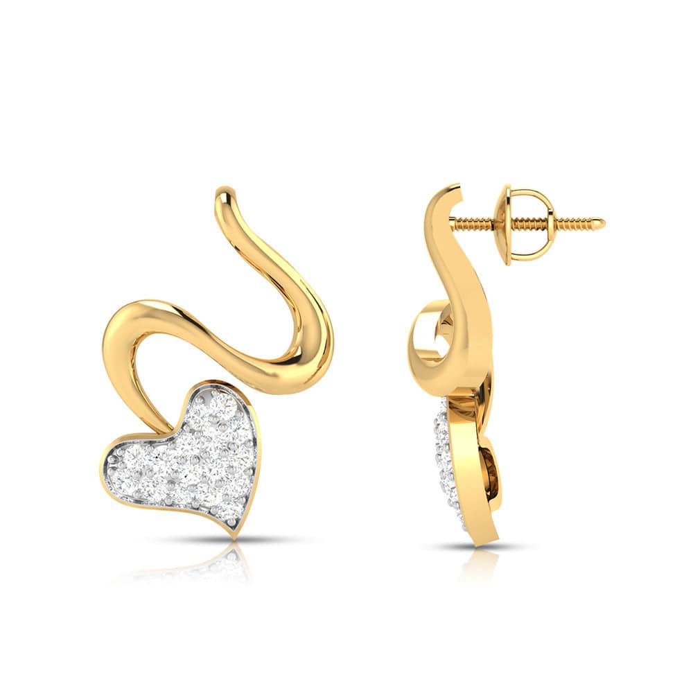 Party wear earrings design JCPenney Lab Grown Diamond Earrings Fiona Diamonds