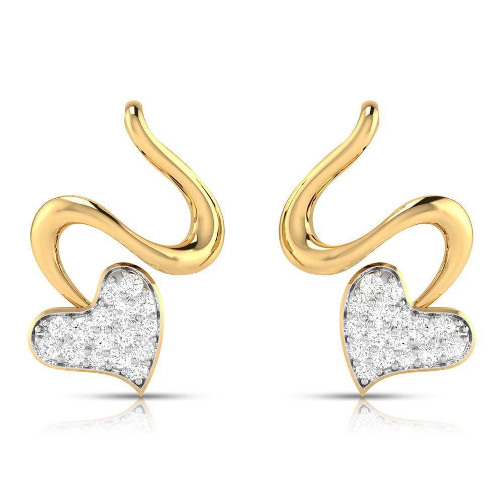 Party wear earrings design JCPenney Lab Grown Diamond Earrings Fiona Diamonds